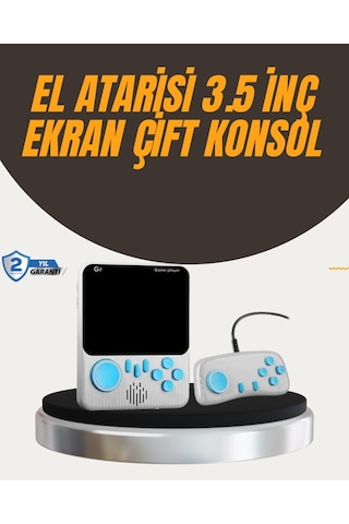 İki Kişilik Oyun Deneyimi Sunan Taşınabilir Retro Konsol - Lisinya