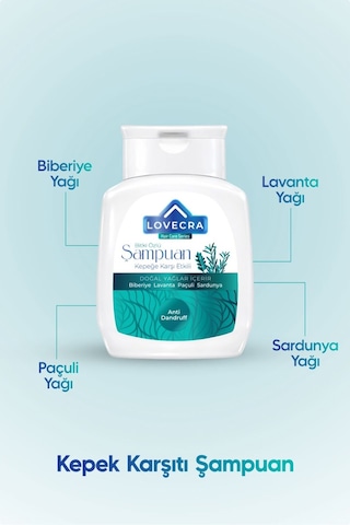 Kepekli Saçlar İçin Şampuan Biberiye Lavanta Paçuli Sardunya Yağı Bitki Özlü Bakım 290 Ml Tüm Saç Tipleri