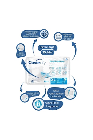 Yetişkin Hasta Bezi Xl 30'lu XL