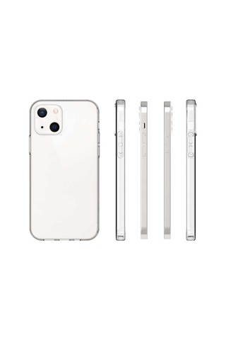 Apple Uyumlu iPhone 14 Kılıf Kamera Korumalı Şeffaf Kalın Üstün Koruma Silikon Ata Pro Tech