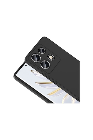İnfinix Note 30 Vıp Kılıf İçi Kadife Lansman Kapak Siyah