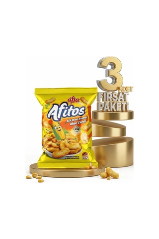 Afia Afitos Süt Aromalı Mısır Çerezi 3x50 Gr