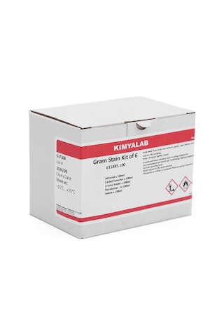 Gram Boyama Set Kristal Violet Safranin İyodin Decolorizer