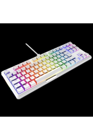 Rampage Claw Beyaz Red Swıtch Mekanik Gaming Oyuncu Klavye Rainbow Tkl Rampage