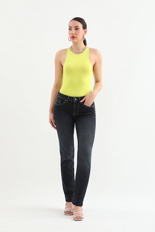 Banny Jeans Kadın Likralı Straight Jean Pantolon Lacivert 001 Lacivert 32