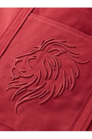 Gsstore Galatasaray Aslan Logolu Gabardin Bez Torba Çanta 48 38cm U251333 Bordo