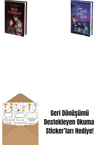 Kızıl Kehribar + Son Yıldız Sönene Kadar + Okuma Sticker'ları