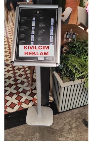 A3 Ayaklı Çift Yön Dikey Ve Yatay Ayarlanabilir Yönlendirme Menü Panosu