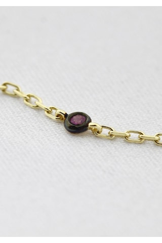 Yakut Taşlı Choker Kolye