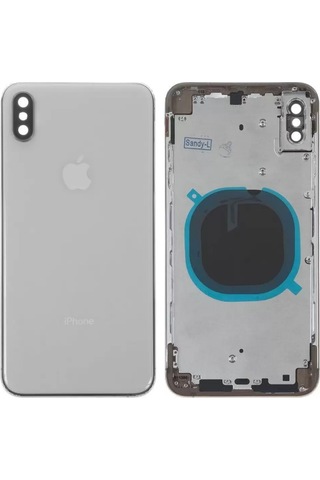 Apple Uyumlu iPhone XS Boş Kasa Beyaz Renk