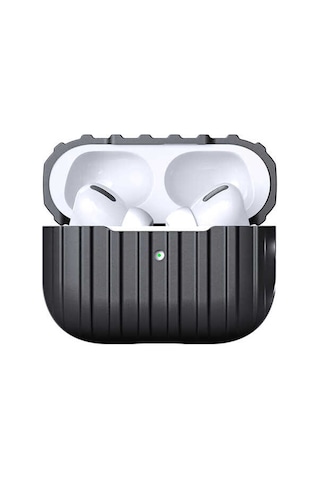 Apple Uyumlu AirPods Pro 2 Zore Airbag 30 Şeritli Bavul Tasarımlı Kılıf 001