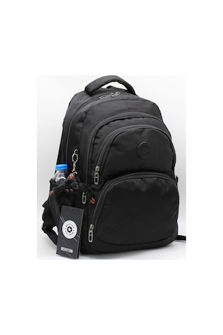 Bvt-34600 Su Itici Kumaş Okul Çantası Unisex Sırt Çantası Siyah Siyah Siyah Siyah