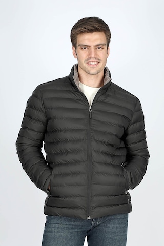 Lee Cooper Terra Erkek Dik Yaka Çift Taraflı Mont Lacivert-20536 Lacivert