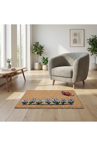 Ekol Pvc Taban Koko Paspas Flower 40 x 60 CM