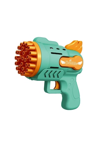 3 Adet Mavi Sarı Pembe Köpük Tabancası 29 Delikli Çoklu Köpük Atan Tabanca 6 Solisyonlu Bubbles Gun