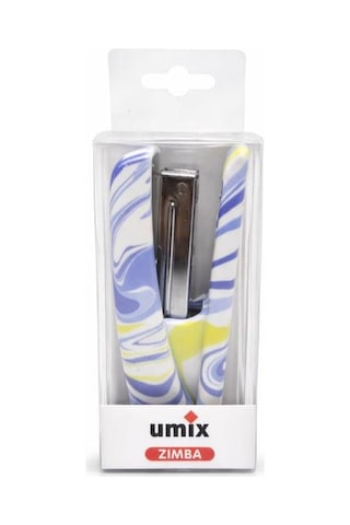 Umix Marbel Desenli Zımba Makinesi 24/6 26/6 Uyumlu Renkli Ofis & Okul Zımbası