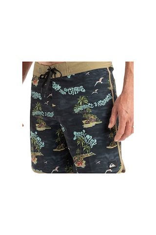 Quıksılver Quiksilver Surfsilk Scallop 18 Erkek Siyah Boardshort Blkn Siyah