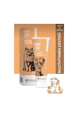 Matt Daily Vita Paste Kedi & Köpek Multivitamin Macun