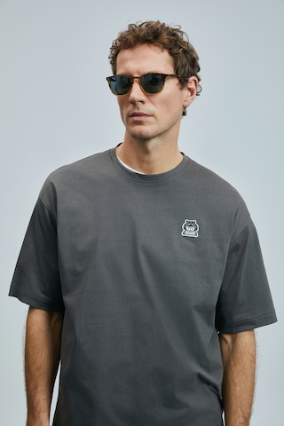 Lufian Nımbus Modern Grafik T- Shirt Kahverengi Kahverengi 111020251100400 Kahverengi