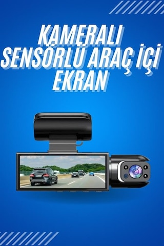 Tek Araç İçi Full Hd Kamera Ön Ve Arka Kameralı Ekranlı Araç Kamerası Najmaddin