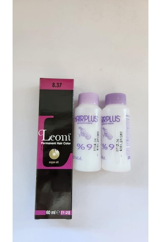 Leoni Profesyonel Saç Boyası 8.37 + Oksidan 2'li