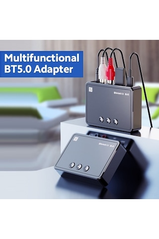Besthome1 Bluetooth 5.0 Ses Alıcısı, 20m Mesafe, Nfc, Usb/rca/aux, Ev Ses Sist. Uyumlu
