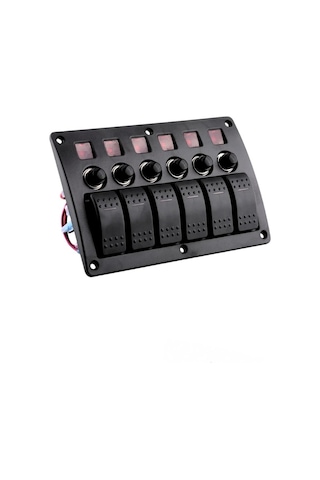 Shuıvan Bfy 6'lı Switch Panel Tam Otomatik Sigorta Paneli - Işıklı-1987