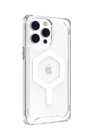 Mey İthalat Apple, Uyumlu iPhone 14 Pro Kılıf Uag Plyo Magneticsafe Silikon - Şeffaf