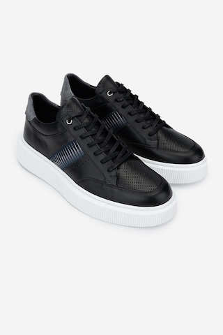 Valmenti Erkek Hakiki Deri Siyah Deri Sneakers & Spor Ayakkabı 352 22308 Erk Ayk Y25 Sıyah Dr Siyah