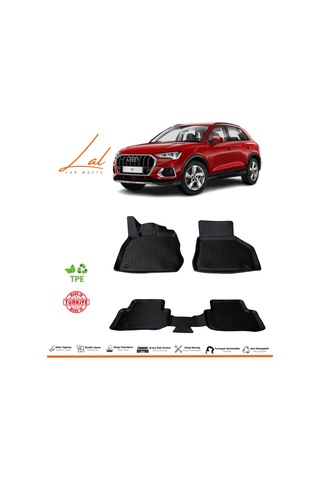 Audi Q3 3D Havuzlu Paspas 2018-2024 Uyumlu