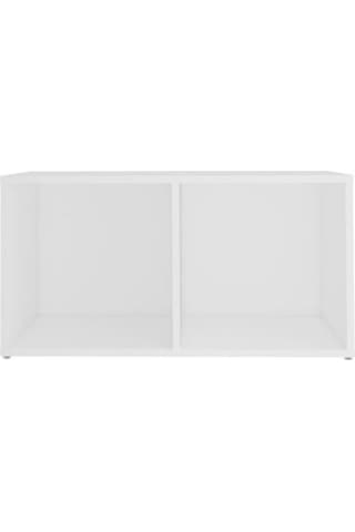 Tdesıgno Gülan Kitaplıklı Televizyon Sehpası - Ünitesi -kitaplık-beyaz 180 Cm 8 Raflı Beyaz