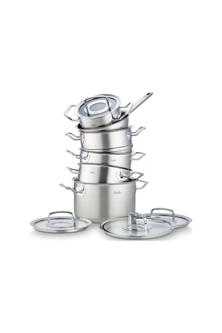 Fissler Profi Collection Cam Kapak 10 Parça Tencere Seti Renkli