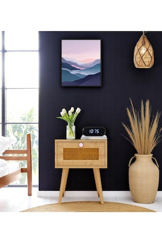 Floradesign Bali Jüte Çekmeceli Komodin Kahverengi