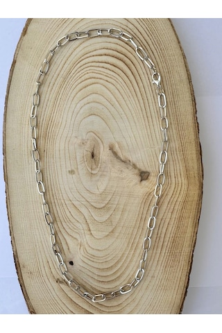 Gümüş Rengi Hip Hop Zincir Kolye Unisex Zincir Kolye Pytkznck0y26