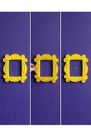 Friends Hayranlarına Özel Dekoratif Monica Kapı Çerçevesi 25 Cm