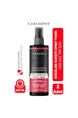 Ceremony Dökülme Karşıtı Saç Sprey Tonik 2 x 250 ML