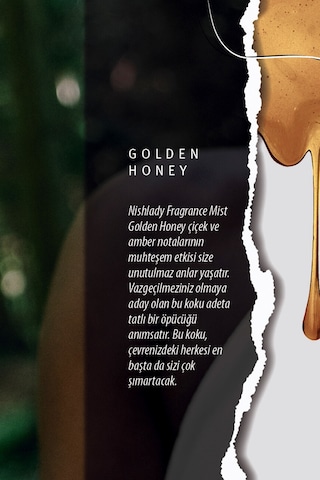 Nishlady Golden Honey Body Mist Vegan Vücut Spreyi 260 ML
