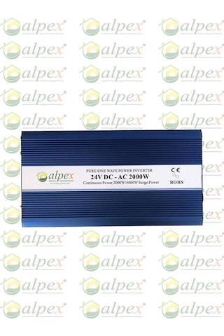 Alpex 2000 W Watt 24 V Volt Tam Sinüs İnverter Çevirici