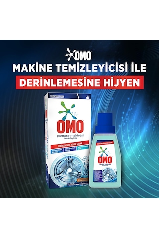 Omo Çamaşır Makinesi Temizleyicisi Çam Esintisi 3 x 200 ML