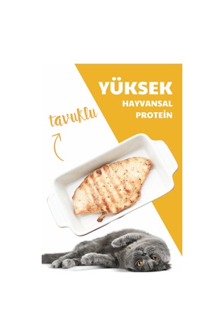 Herbamax Tavuklu ve Pirinçli Yetişkin Kedi Maması 10 KG