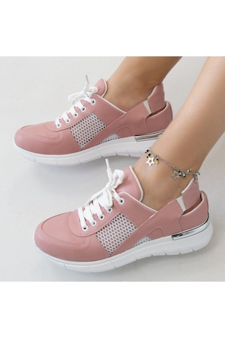 Pudra Fileli Ortopedik Spor Sandalet Pudra Pudra Fileli Ortopedik Spor Sandalet Pudra