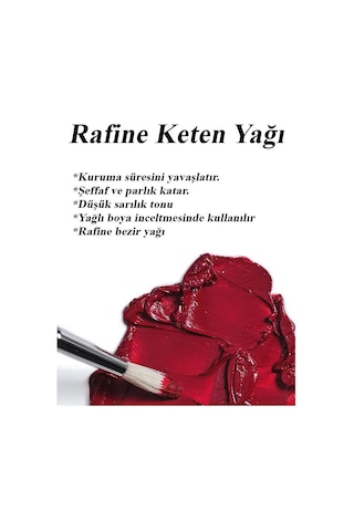 Keten Yağı 70ml 1 Adet Resim Yağı Monalisa Rafine Bezir Yağı Yağlı Boya İncelticisi Yağlı Boya Yardımcı Malzemesi