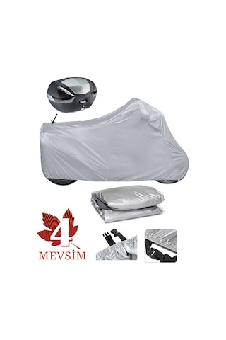 Arora Ar 50 Cappuccino Motosiklet Brandası Motor Branda-Gri (471838212)