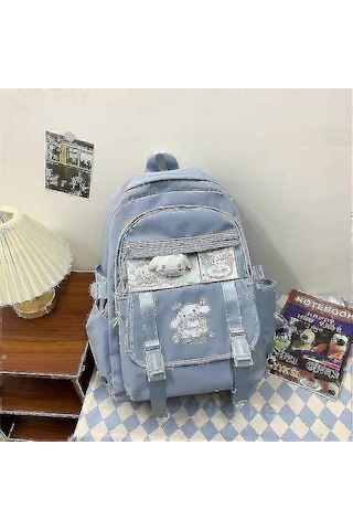 Rion Kawaii Sanrio Mymelody Kuromi Cinnamoroll Pompom Purin Yeni Sırt Çantası Karikatür Büyük Kapasiteli Öğrenci Okul Çantası Açık Hava Sırt Çantası Diğer