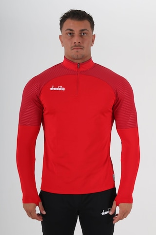 Diadora Premium Antrenman Eşofmanı Tek Üst Kırmızı