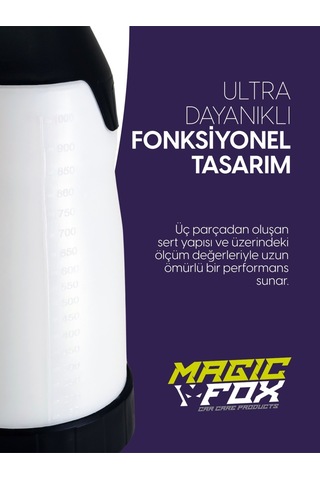 Canyon Başlık Kimyasala Dayanıklı Ölçekli Şişe 1 Litre