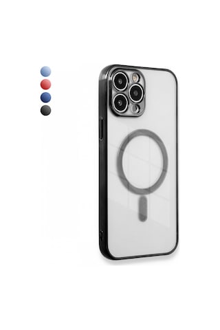 Apple Uyumlu iPhone  11 Pro Max Kılıf Magsafe Özellikli Lazer Silikon Kapak