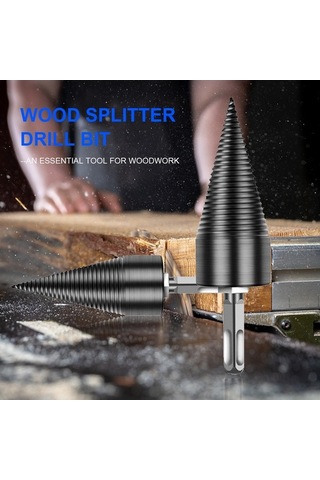 Pazly Titrekli Karbon Çelik 32mm Odun Bölme Matkap Ucu - Dayanıklı Ve Kolay Kullanım