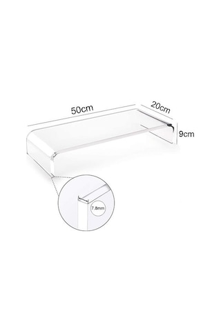 Şeffaf Monitör Yükseltici | Monitör Standı | Monitör Altlığı