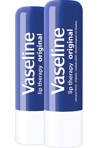 Vaseline Lip Therapy Dudak Bakım Kremi Original 4.8 Gr X2